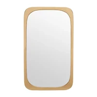 Safavieh 21" X 36" Gold Bramwell Wall Mount Rectangular Wall Mirror