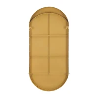Safavieh 18.25" X 36" Gold Wessley Wall Mount Wall Mirror
