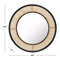 Safavieh 23.6" X Byleth Wall Mount Round Mirror