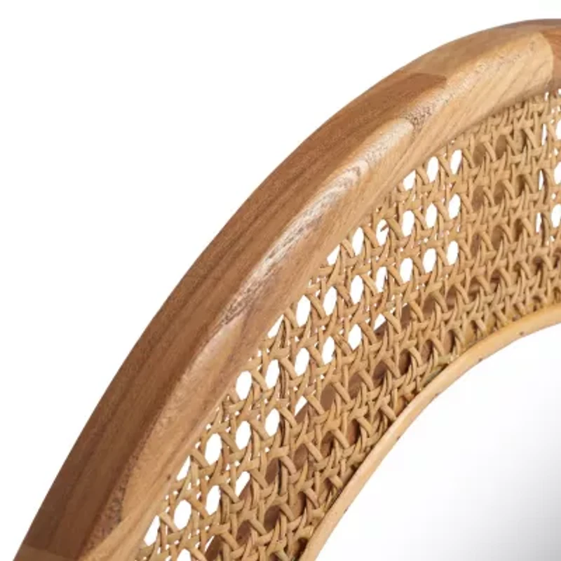 Safavieh 23.6" X 23.6" Byleth Wall Mount Round Wall Mirror