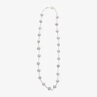 Womens Pink 17 Inch Strand Necklace