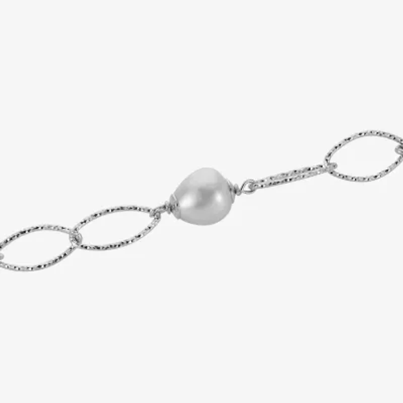 8.5-9Mm Cultured Freshwater Pearl Sterling Silver Necklace