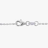 Womens White Cultured Freshwater Pearl Sterling Silver 16 Inch Pendant Necklace