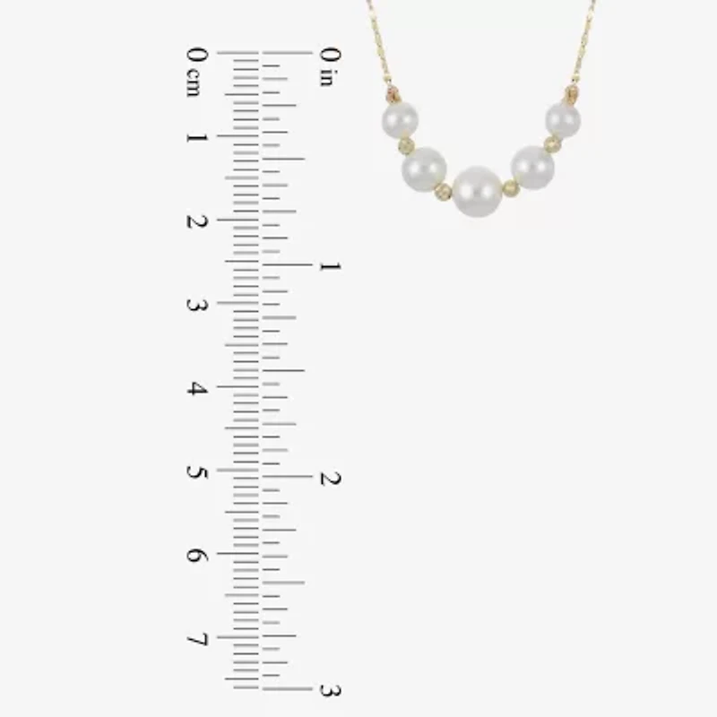 Womens White 18 Inch Strand Necklace