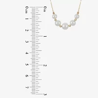Womens White 18 Inch Strand Necklace