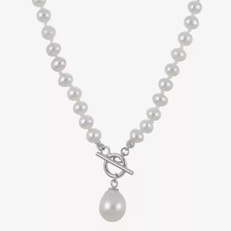 Womens White 18 Inch Strand Necklace