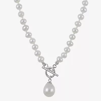 Womens White 18 Inch Strand Necklace