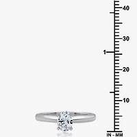I Said Yes (H-I / I1) Womens 1 CT. T.W. Lab Grown White Diamond Sterling Silver Oval Solitaire Bridal Set