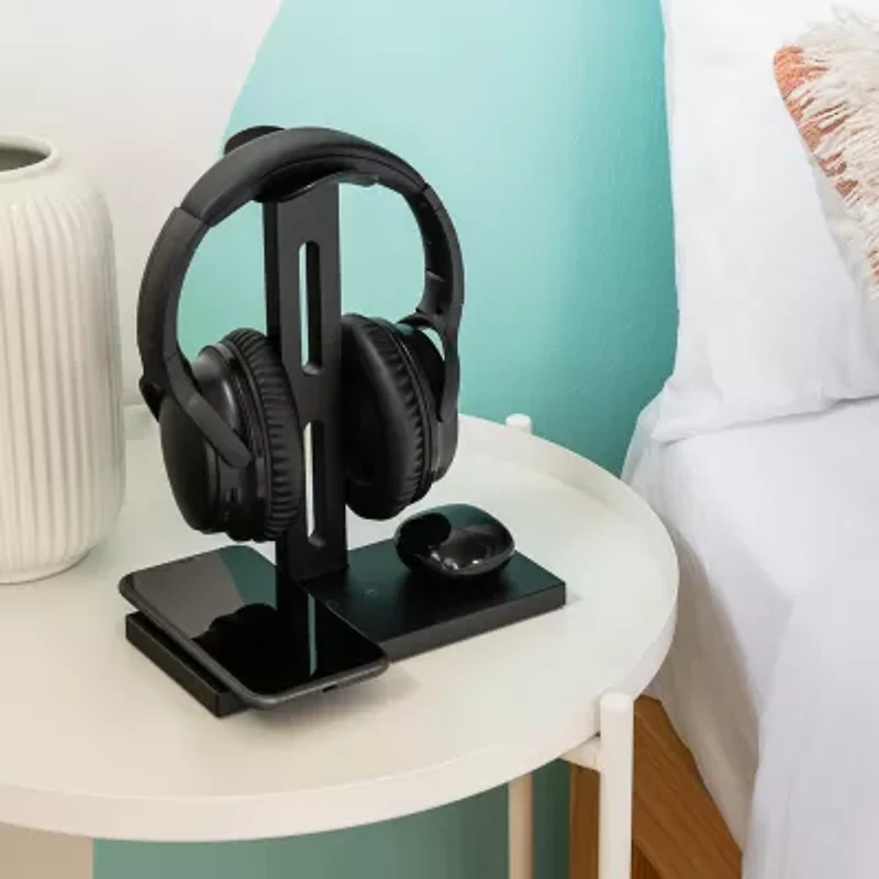 iLive 5-In-1 Headphone Stand And Wireless Charging Station
