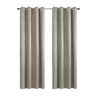 Paris Grommet Top Energy Saving 100% Blackout Single Curtain Panel