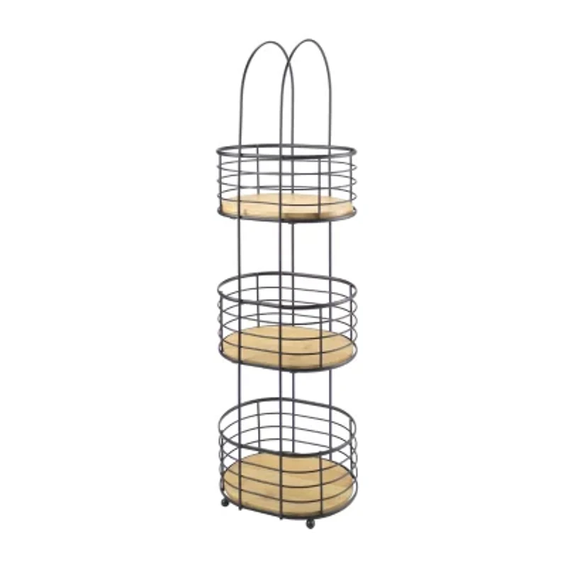 Popular Bath Norwood 3 Tier Spa Tower Round Bathroom Organizer