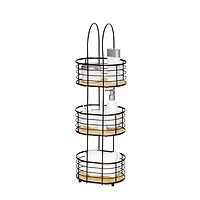 Popular Bath Norwood 3 Tier Spa Tower Round Bathroom Organizer