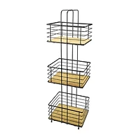 Popular Bath Norwood 3tier Spa Tower Sqaure Bathroom Organizer