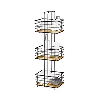 Popular Bath Norwood 3tier Spa Tower Sqaure Bathroom Organizer