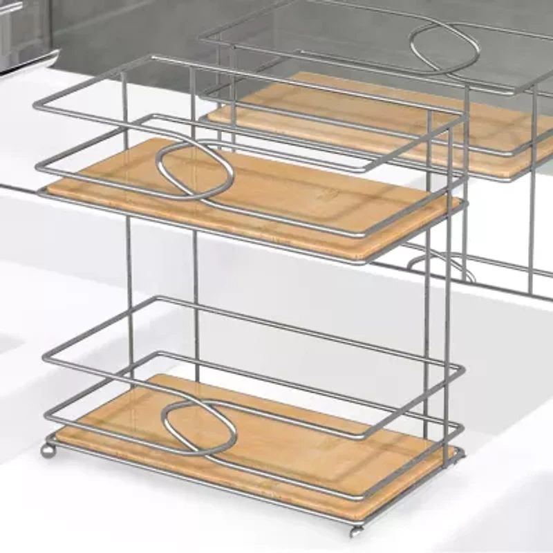 Popular Bath Glenwood 2tier Shelf Twr Caddy Bathroom Organizer