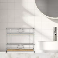 Popular Bath Glenwood 2tier Shelf Twr Caddy Bathroom Organizer