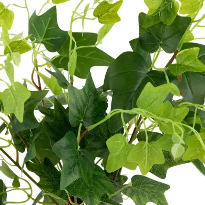 23.75'' Decorative Garden-Style Green Ivy Spring Floral Hanging Bush