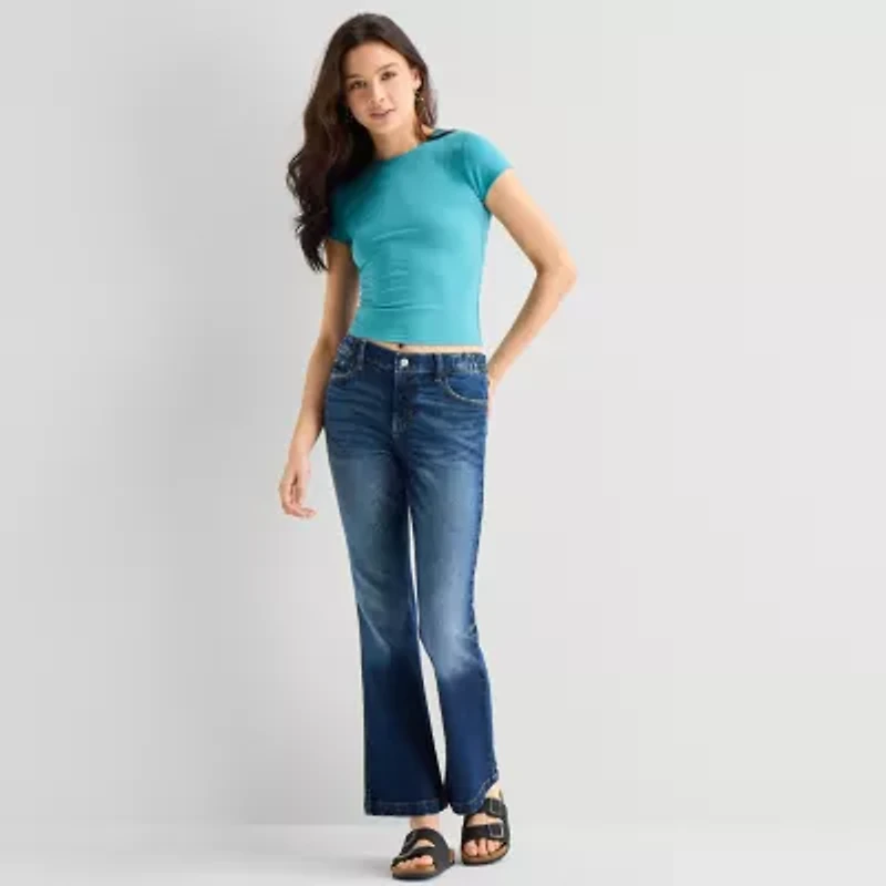 Arizona Curvy Womens Juniors Low Rise Fit Jean