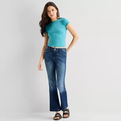 Arizona Curvy Womens Juniors Low Rise Fit Jean