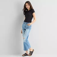 Arizona Curvy Womens Juniors High Rise Fit Jean