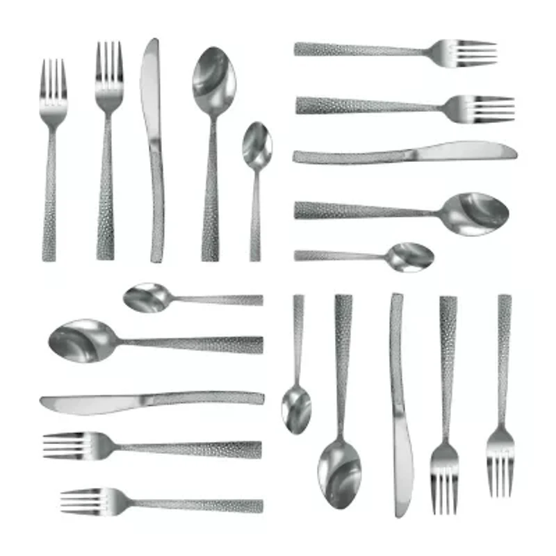 MegaChef Baily 20-pc. 18/10 Stainless Steel Flatware Set