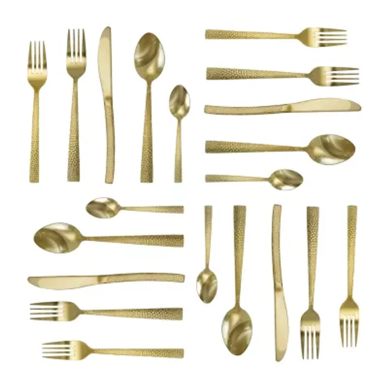 MegaChef Baily 20-pc. 18/10 Stainless Steel Flateware Set