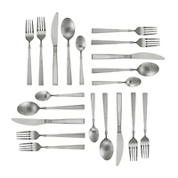 MegaChef Cravat 20-pc. 18/10 Stainless Steel Flatware Set