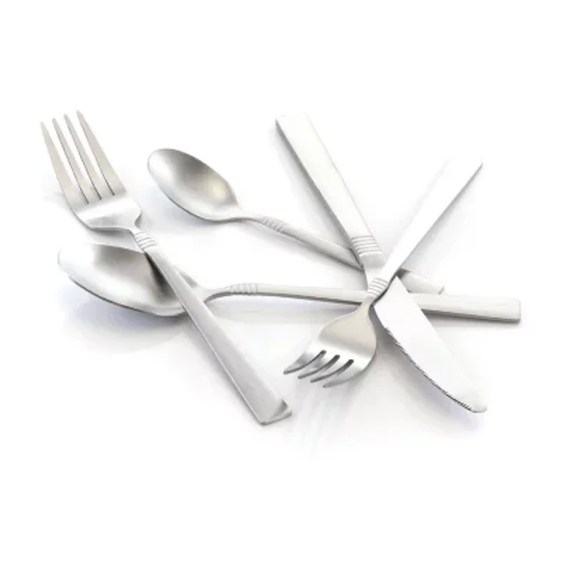 MegaChef Cravat 20-pc. 18/10 Stainless Steel Flatware Set