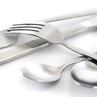 MegaChef Cravat 20-pc. 18/10 Stainless Steel Flatware Set