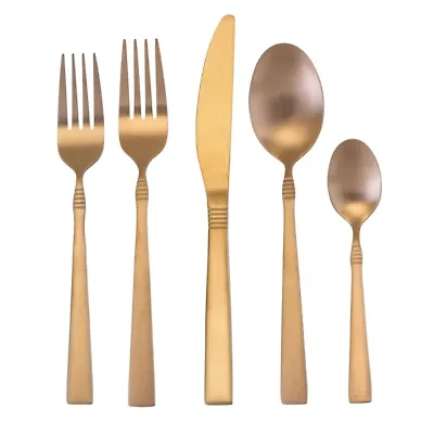 MegaChef Cravat 20-pc. 18/10 Stainless Steel Flatware Set