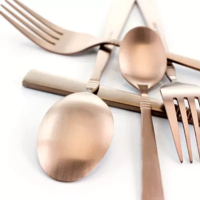 MegaChef Cravat 20-pc. 18/10 Stainless Steel Flatware Set