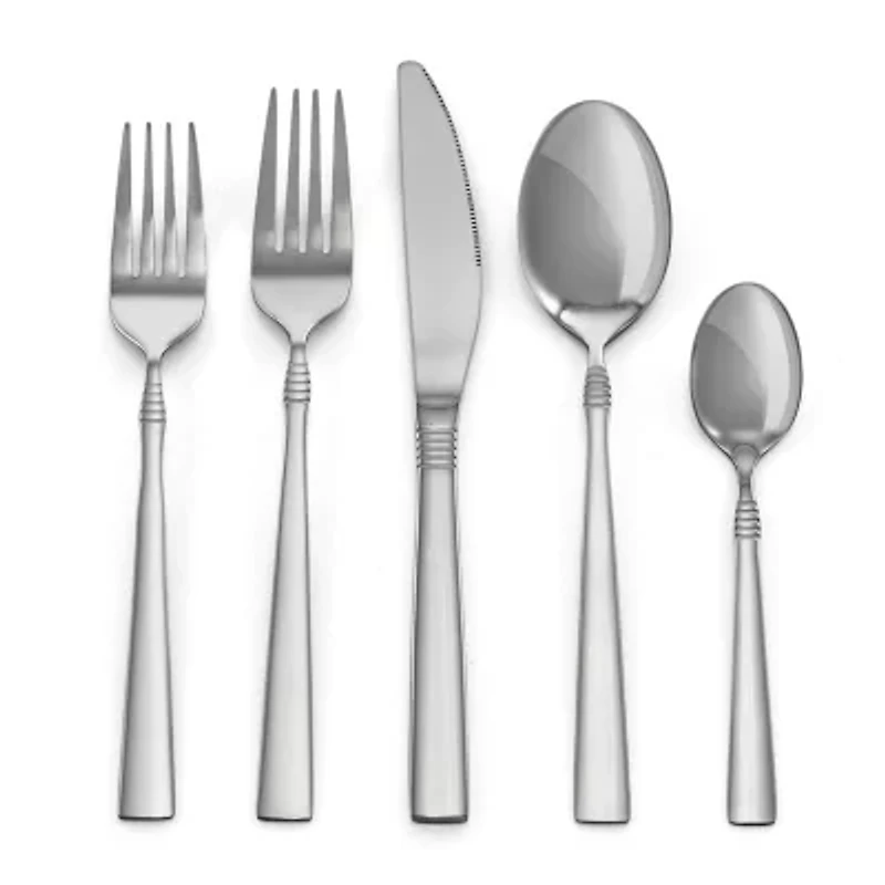 MegaChef Cravat 20-pc. 18/10 Stainless Steel Flatware Set