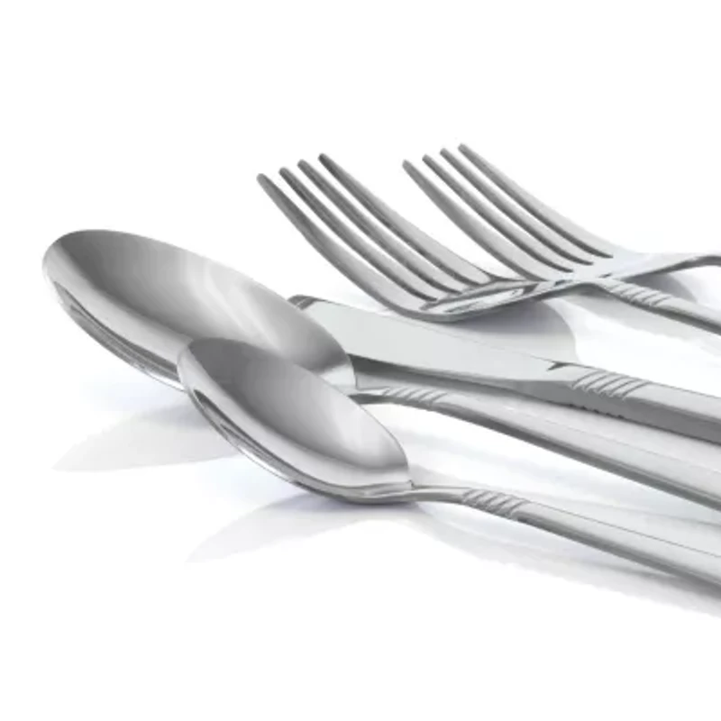 MegaChef Cravat 20-pc. 18/10 Stainless Steel Flatware Set