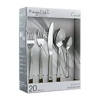 MegaChef Cravat 20-pc. 18/10 Stainless Steel Flatware Set