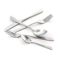 MegaChef Gibbous 20-pc. 18/10 Stainless Steel Flatware Set