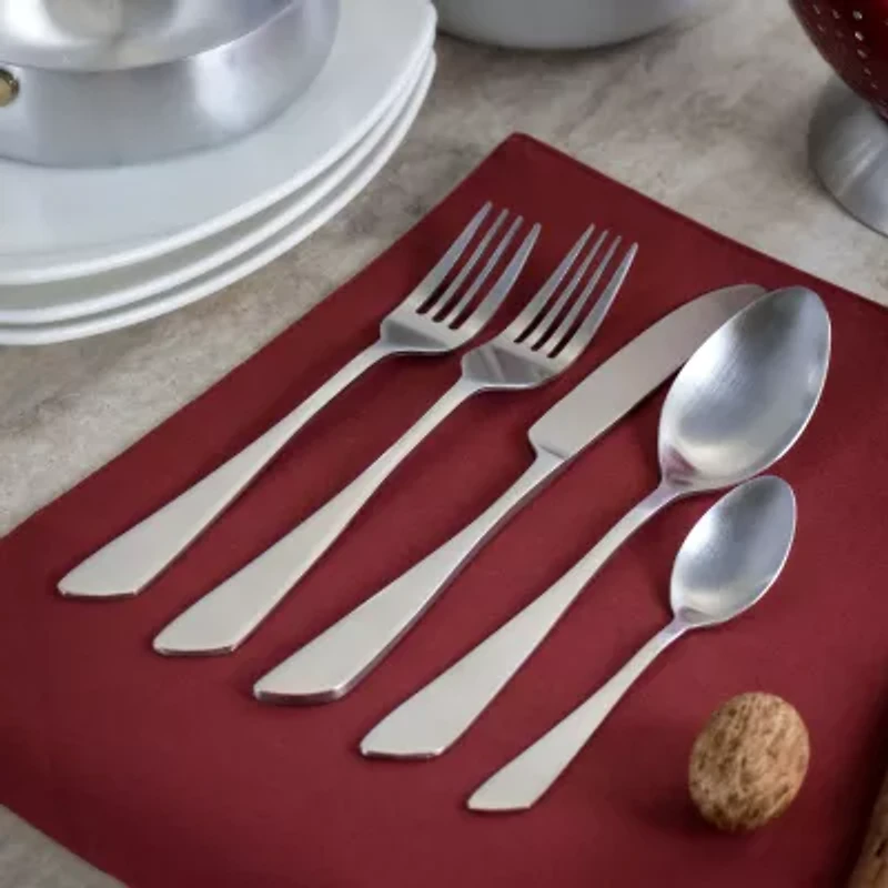 MegaChef Gibbous 20-pc. 18/10 Stainless Steel Flatware Set