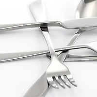 MegaChef Gibbous 20-pc. 18/10 Stainless Steel Flatware Set
