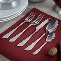 MegaChef Gibbous 20-pc. 18/10 Stainless Steel Flatware Set