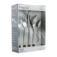 MegaChef Gibbous 20-pc. 18/10 Stainless Steel Flatware Set