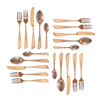 MegaChef Gibbous 20-pc. 18/10 Stainless Steel Flatware Set