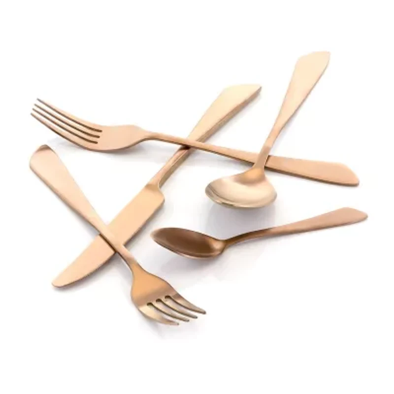 MegaChef Gibbous 20-pc. 18/10 Stainless Steel Flatware Set