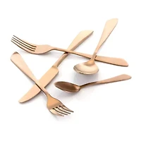 MegaChef Gibbous 20-pc. 18/10 Stainless Steel Flatware Set