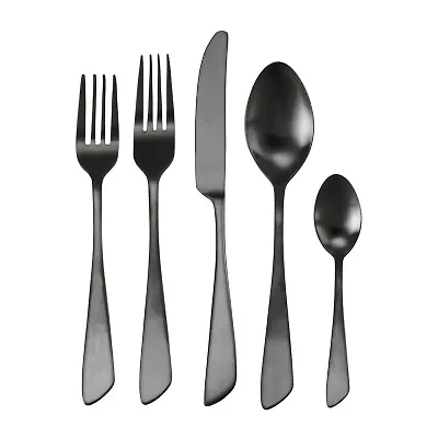 MegaChef Gibbous 20-pc. 18/10 Stainless Steel Flatware Set