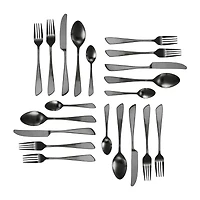 MegaChef Gibbous 20-pc. 18/10 Stainless Steel Flatware Set