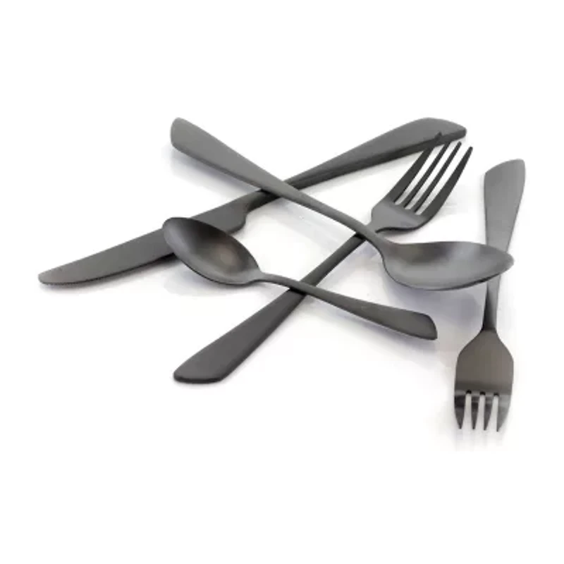 MegaChef Gibbous 20-pc. 18/10 Stainless Steel Flatware Set