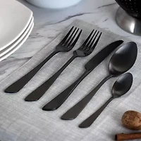 MegaChef Gibbous 20-pc. 18/10 Stainless Steel Flatware Set