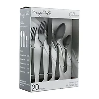 MegaChef Gibbous 20-pc. 18/10 Stainless Steel Flatware Set