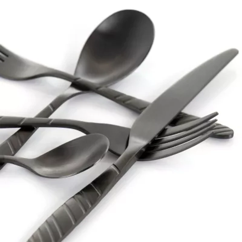 MegaChef La Vague 20-pc. 18/10 Stainless Steel Flatware Set