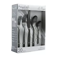 MegaChef La Vague 20-pc. 18/10 Stainless Steel Flatware Set
