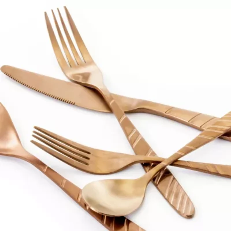 MegaChef La Vague 20-pc. 18/10 Stainless Steel Flatware Set